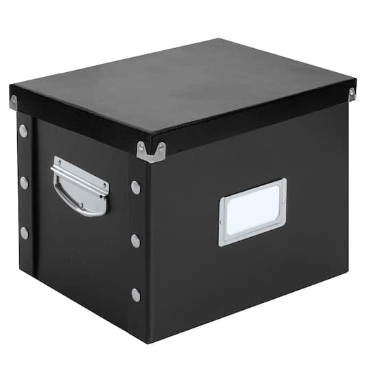 Snap-N-Store Black Letter File Box